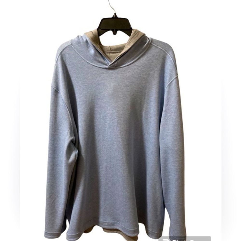 NWT WILKENS Bros Sweatshirt Heritage XXL Reversible Gray/Blue Hooded Lightweight